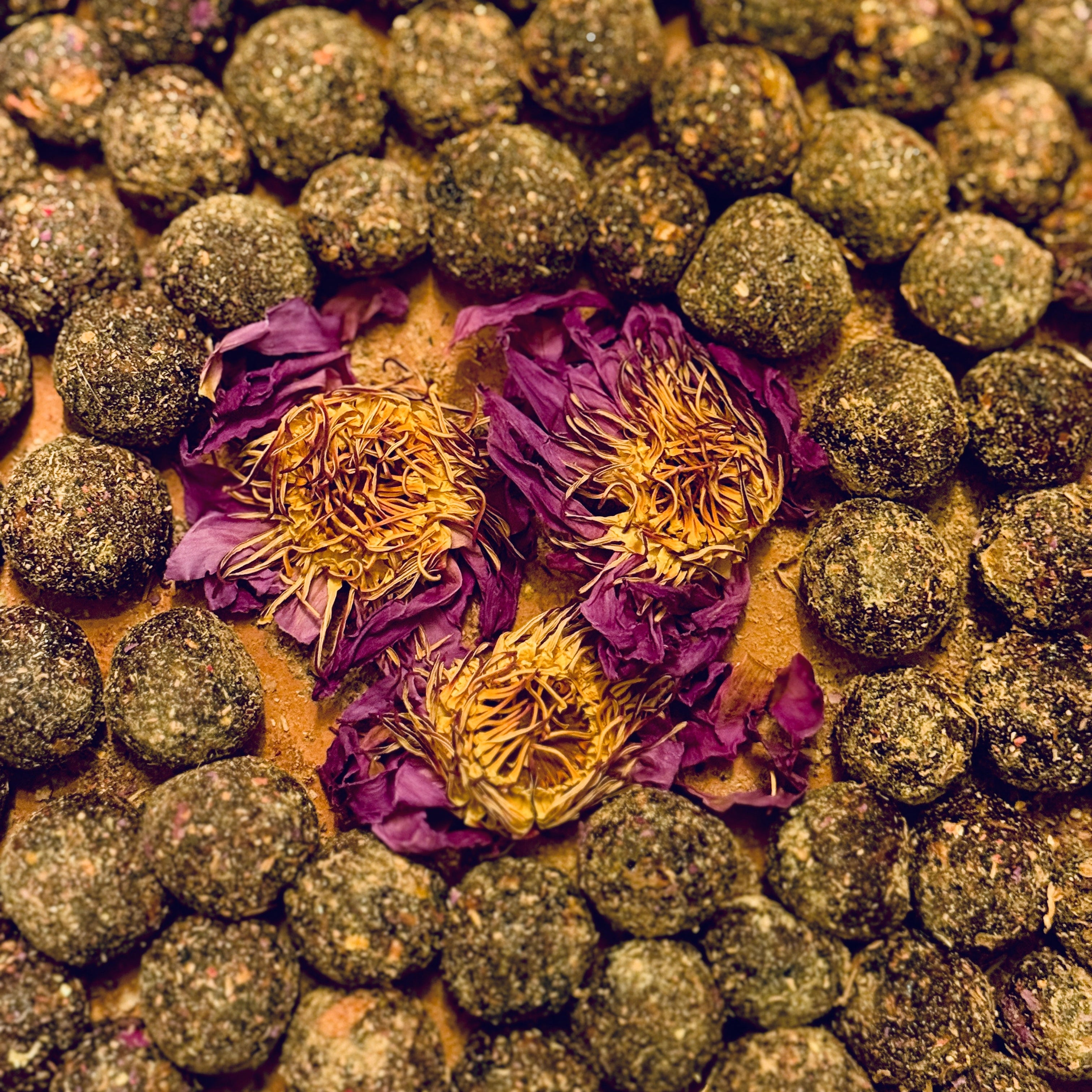 Kyphi with Lotus Flowers