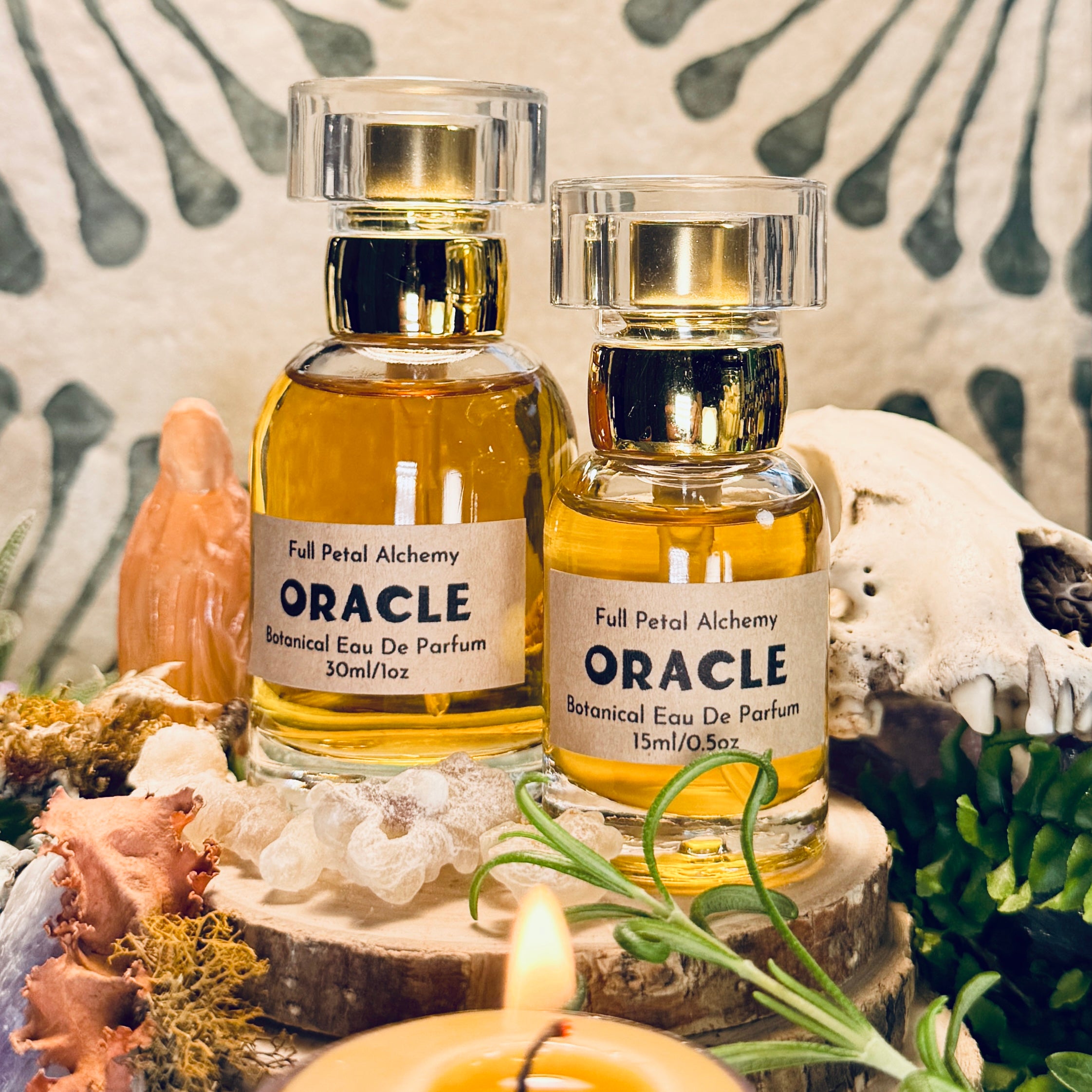 Oracle 15ml and 30ml EDP bottles
